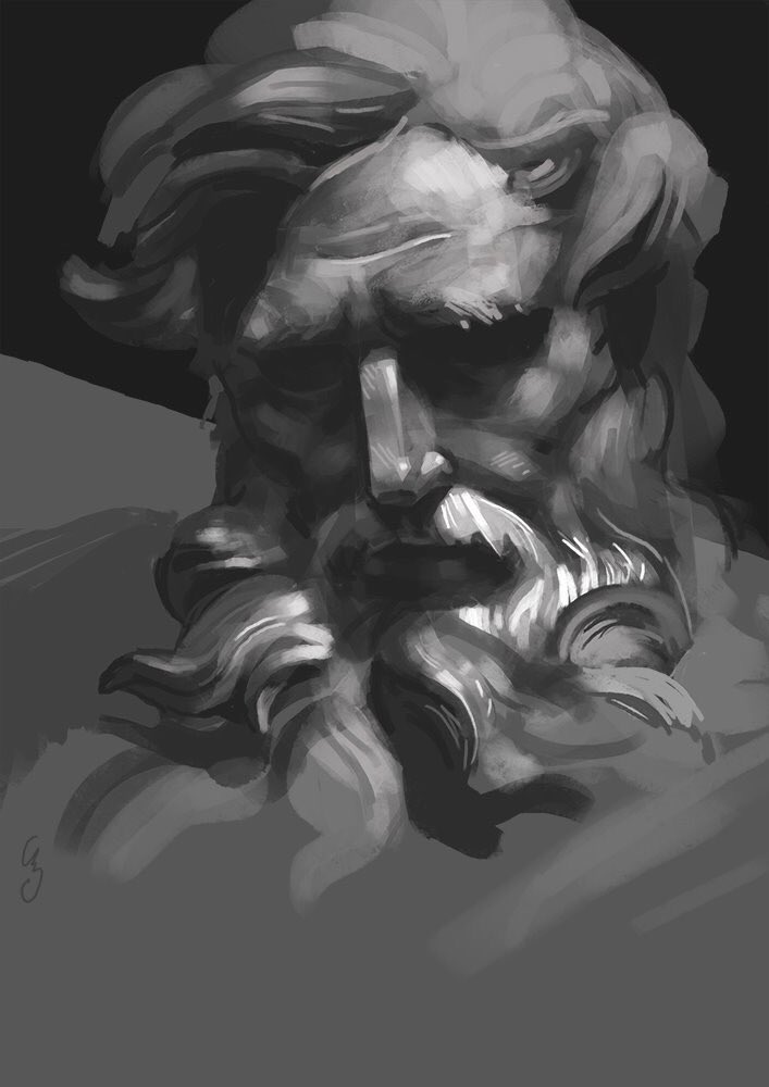 XenaKris's tweet image. Still studying #portrait :) #study #headstudy #classicalart #digital #digitalart #digitalpainting #blackandwhite #maleportrait #ArtistOnTwitter