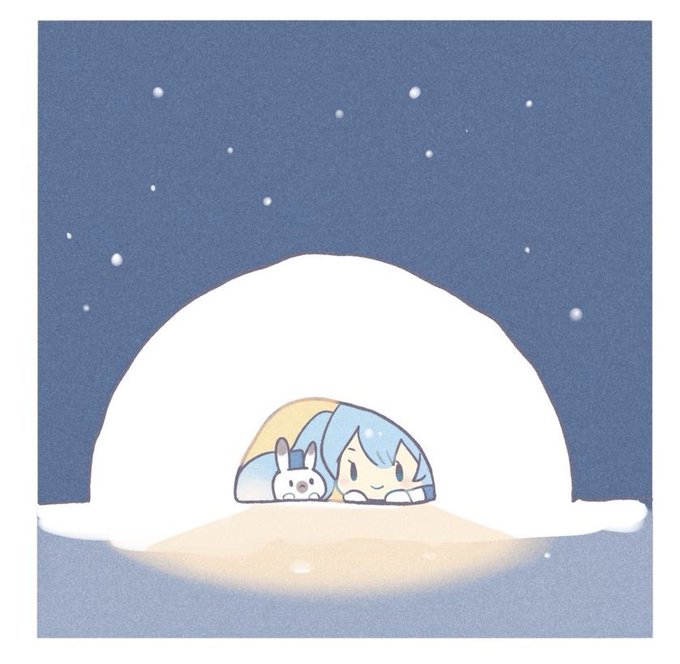「ロングヘアー 雪だるま」のTwitter画像/イラスト(古い順)