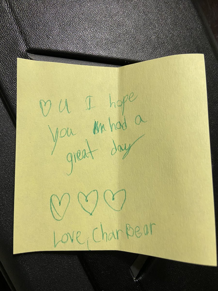 ArliePCooper's tweet photo. When your children speak your love language 🥰🥰🥰 #CharBear https://t.co/fjPTCy18Q9