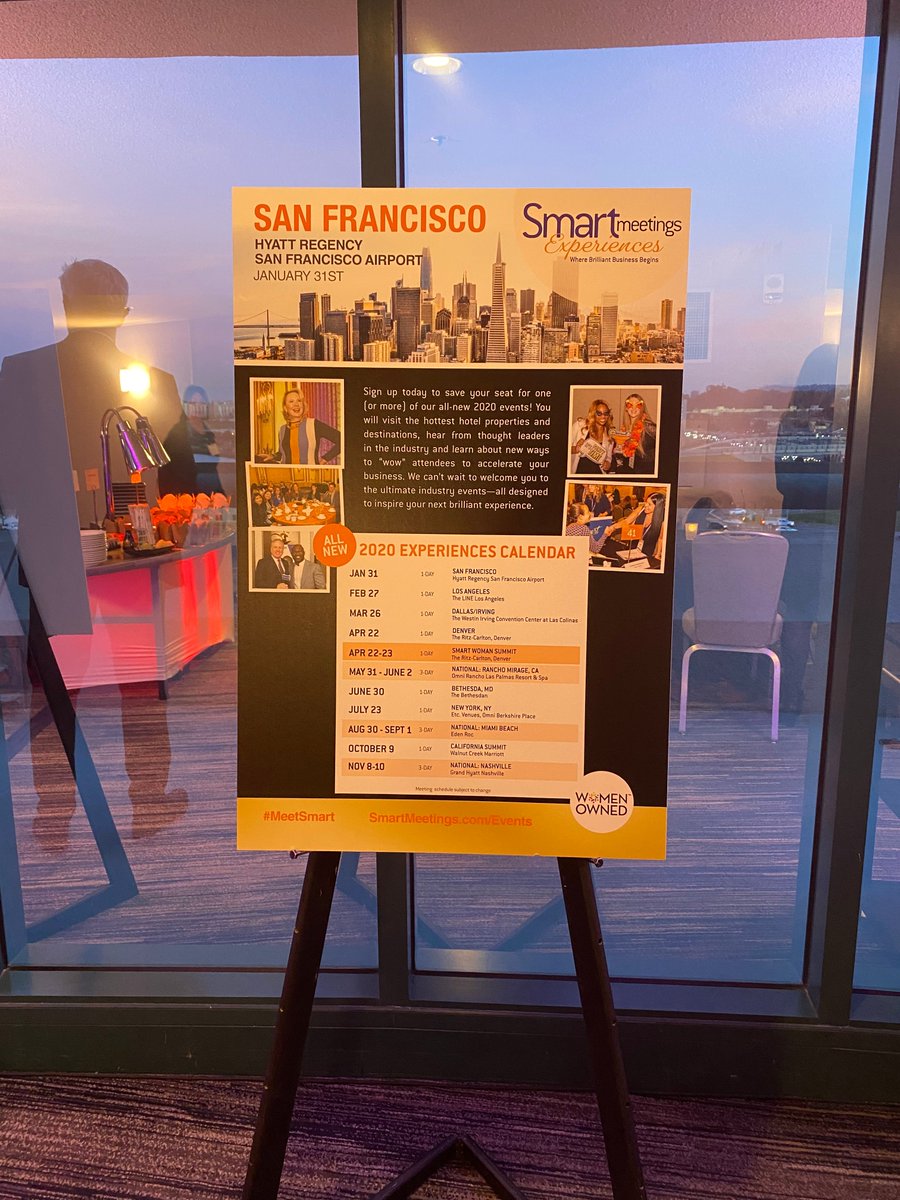 hammond_llc's tweet photo. Thank you for your hospitality @HyattRegencySFO ! Your hotel is beautiful, especially from the 9th floor Premier Suite. :) Watching the planes fly in as the sun was setting was absolutely remarkable. We WILL be back! #meetsmart #eventplanner #events #meetings @SmartMeetings https://t.co/9ZPw6cW2kF