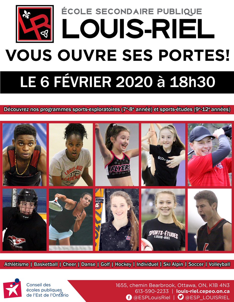 LesSittelles's tweet photo. Soirée portes ouvertes à @ESP_LOUISRIEL 

#sports-Études https://t.co/ISvjY8QiwE