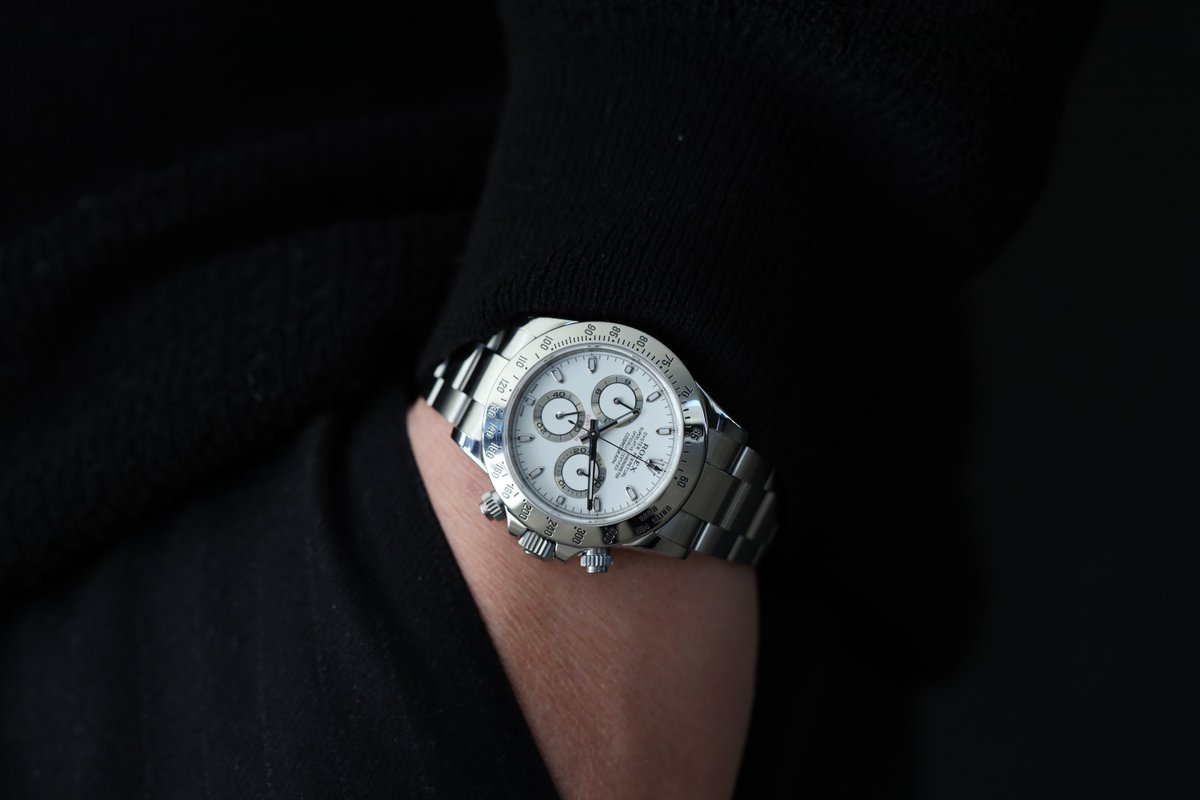 rolex daytona steel bezel