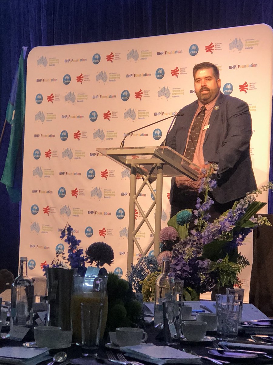 vstav11's tweet photo. #stemawards2020 ASTA President Nathan Curnow  “Why not go out on a limb - that’s where the fruit is” @ASTA_online https://t.co/Hxhv6Z8Lgb