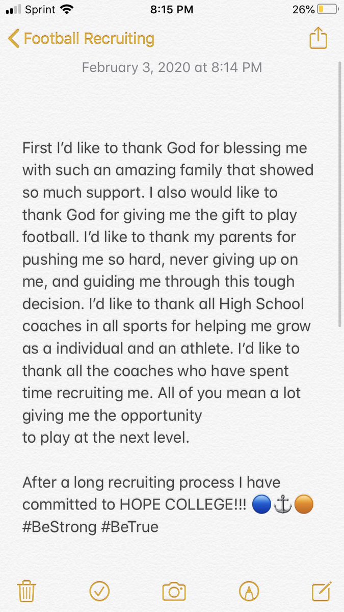 pwouds's tweet photo. Committed!!! @PStuursm @coachmricketts https://t.co/QXWya1XWfX