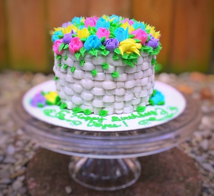 Flower Basket Cake recipe by Aparajita Dutta at BetterButter