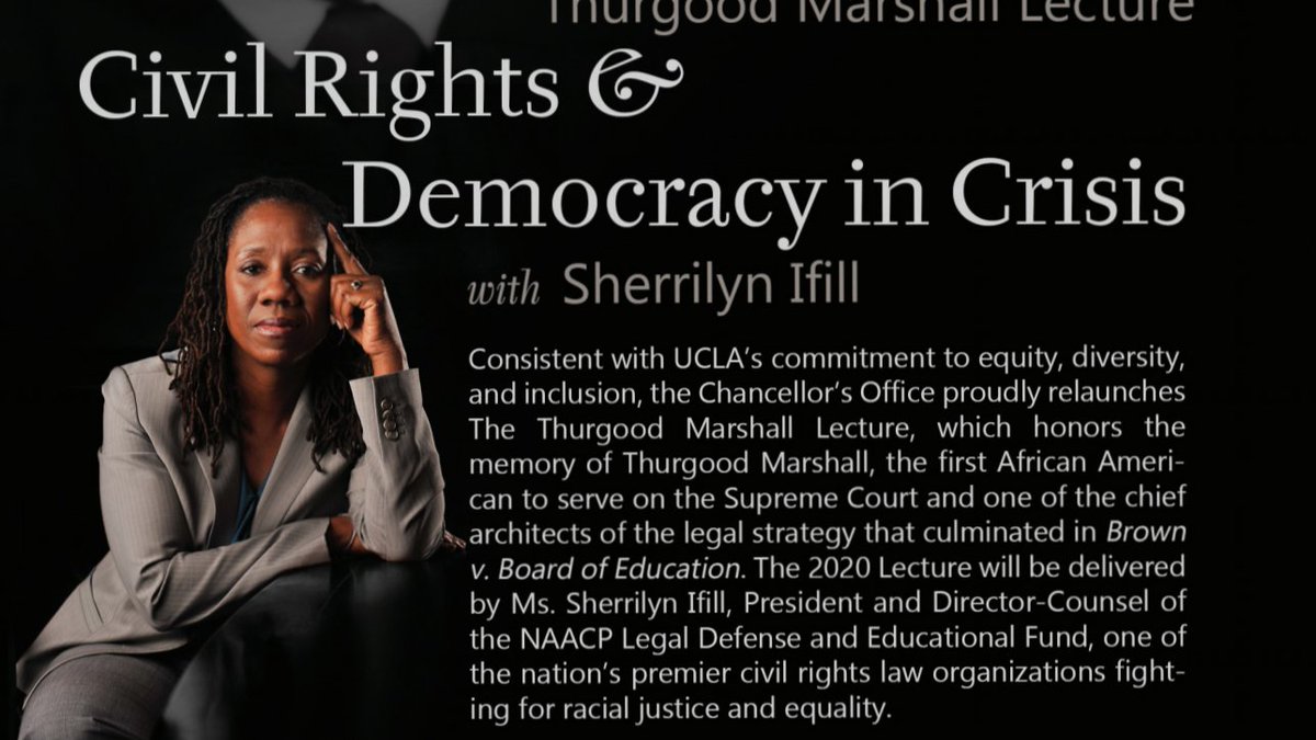 Thurgood Marshall Lecture flyer