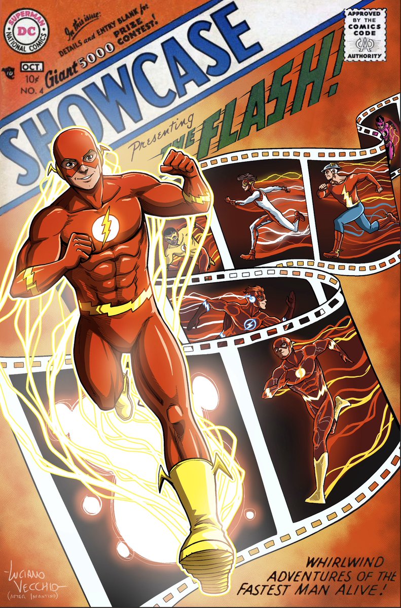 Luciano Vecchio On Twitter The Flash Homage Cover Ahead Of The