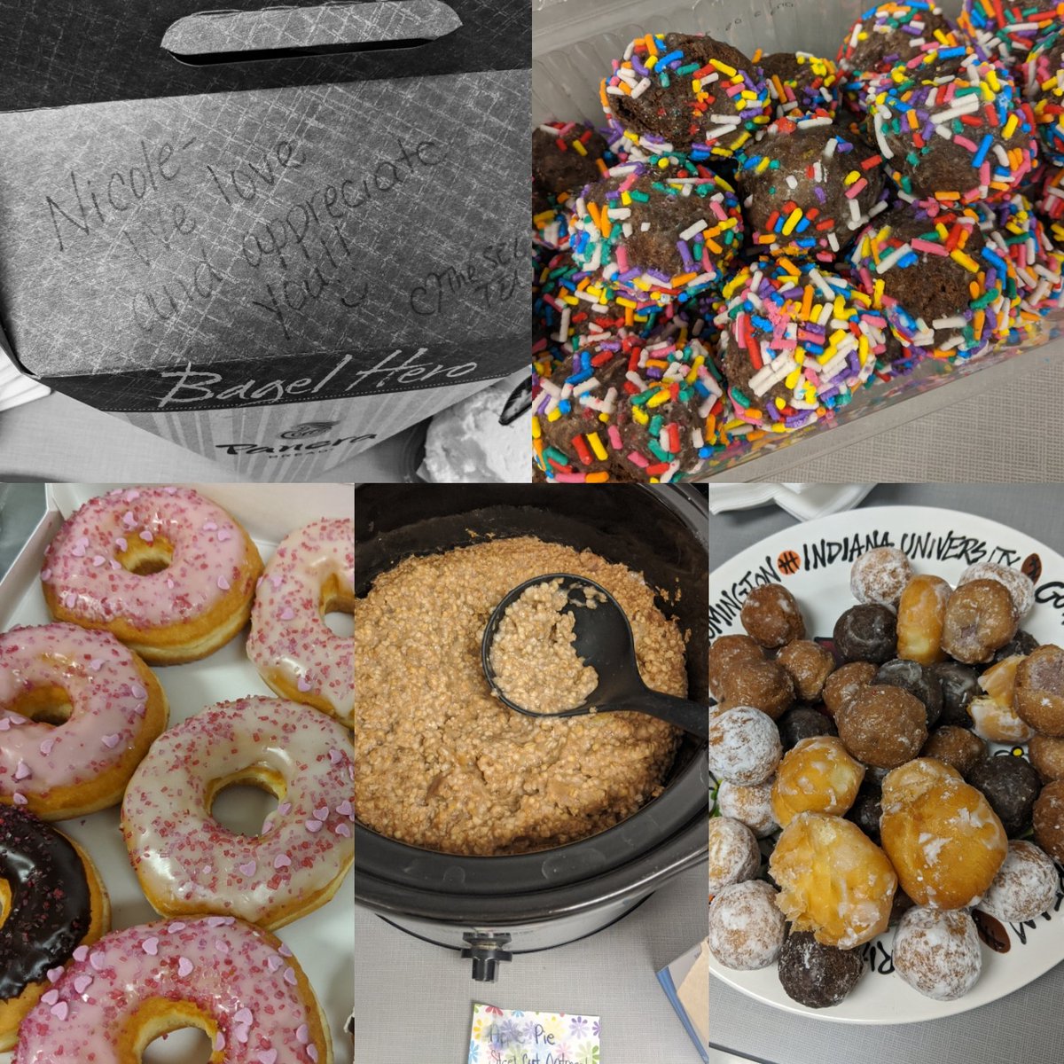 Feeling so grateful for my <a href="/MapleGlenWWS/">Maple Glen</a> SEL team and staff! Breakfast is my FAV and you all nailed it!! This is just a snippet! 🥯🍩🍪❤️