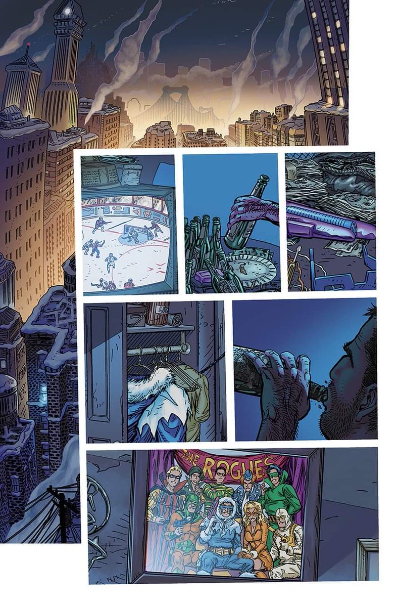 ScottKolins's tweet image. Flash anniversary issue #750 - includes a short story by Geoff Johns, Scott Kolins, Michael Atiyeh and Rob Leigh. I grinned as I drew every page.

This opportunity will probably never happen again.

This is page 1 of our little story.