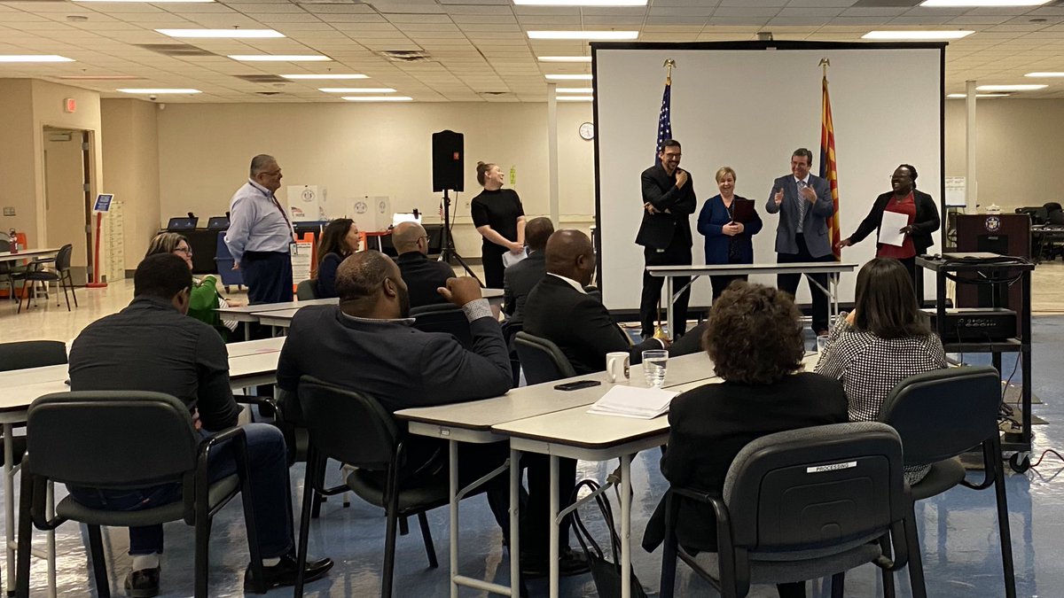 Full room watching speech for the presentation of the award