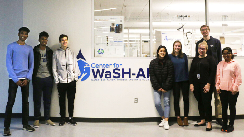 Smart Toilet team at the Center for WaSH-AID 