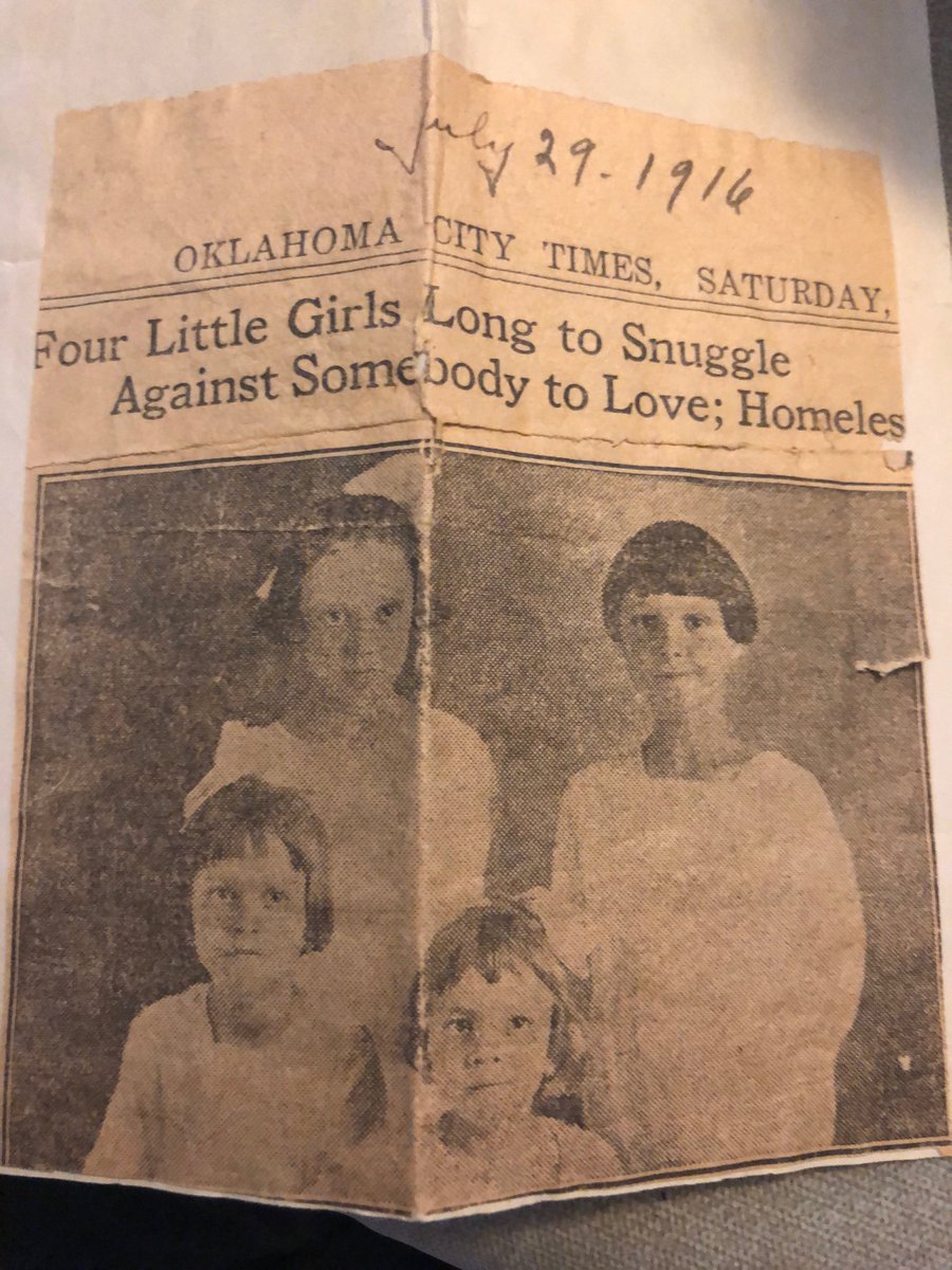Looking4Lois's tweet photo. #looking4lois Was your grandmother #adopted ?  Searching 4 long lost sister born Lois Kilby 1910/11 OK. Adopted 1916/17 OKC.  I’m 70yrs old. Recently discovered I had 2 sisters who were placed with Children’s Home Society OKC. pls #rt https://t.co/E7MzlN9hDe