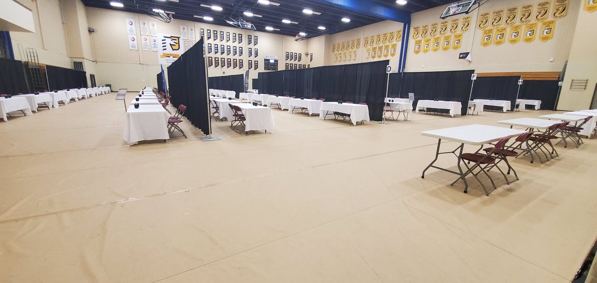 kcrane78's tweet photo. All set for tomorrow! @cambriancollege #CambrianCareerFair https://t.co/PMWc9afB8D