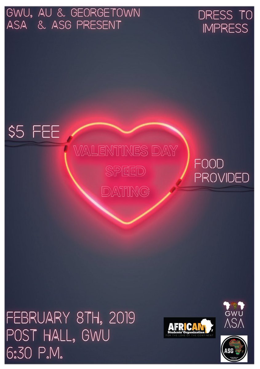 Need a valentine?!? If so come out to our Valentines day speed dating event this Saturday!! There will be food, games, activities, music and who knows you might just find someone especial🤩🤩