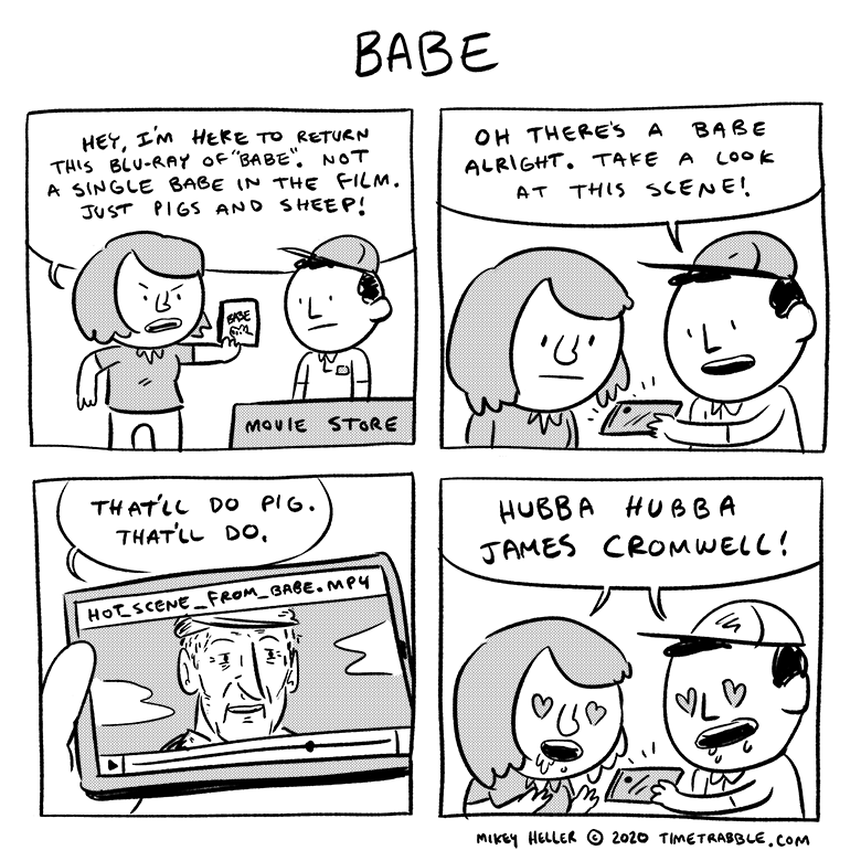 i drew a comic about Babe 
