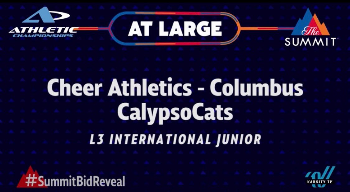 2 AMAZING international junior 3s are headed to the summit!!! Way to go SilverCats and CalypsoCats!!!