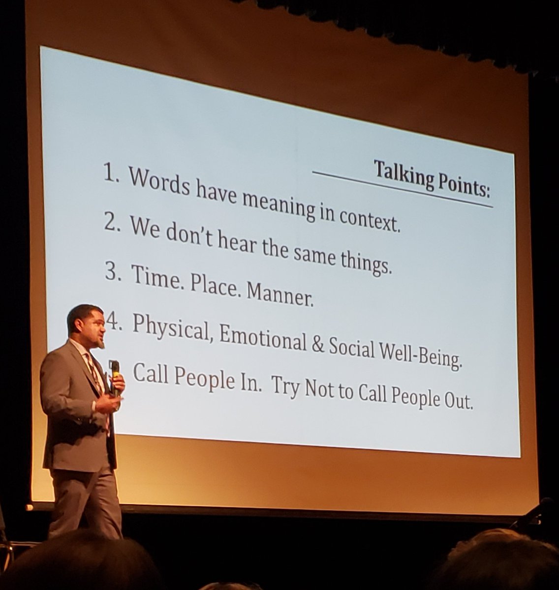 I am so glad that I was able to hear this powerful message! I look forward to continuing this important work. "Call people in. Try not to call people out."  @TashaPotterGCSD   <a href="/GreeceCentral/">Greece Central</a>