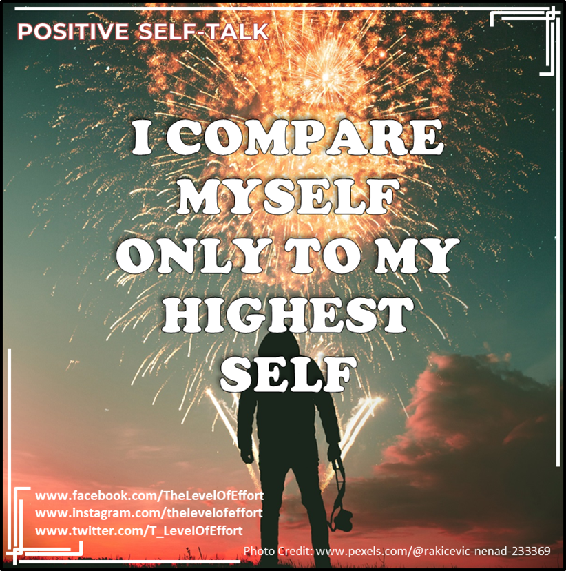 T_LevelOfEffort's tweet photo. "I Compare Myself Only To My Highest Self"
#TLOE #Positiveselftalk #Motivational #Inspirational #selftalk #nyc #dubai #london #nz #Quoteoftheday #selflove #selfcare #mentalhealth #selfreminder #selftalkmatters #selftalksoultalk #positive #happy #blessed https://t.co/r58hHyglFH