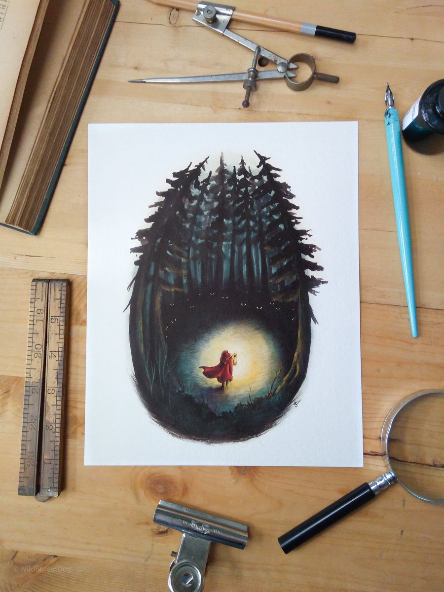 Wild_Forest_Dog's tweet photo. Hey, I have a new painting timelapse finally! You can watch me color 'Bait' from Inktober 
https://t.co/RdkCUSbMF8 https://t.co/7cCwFyTuqF