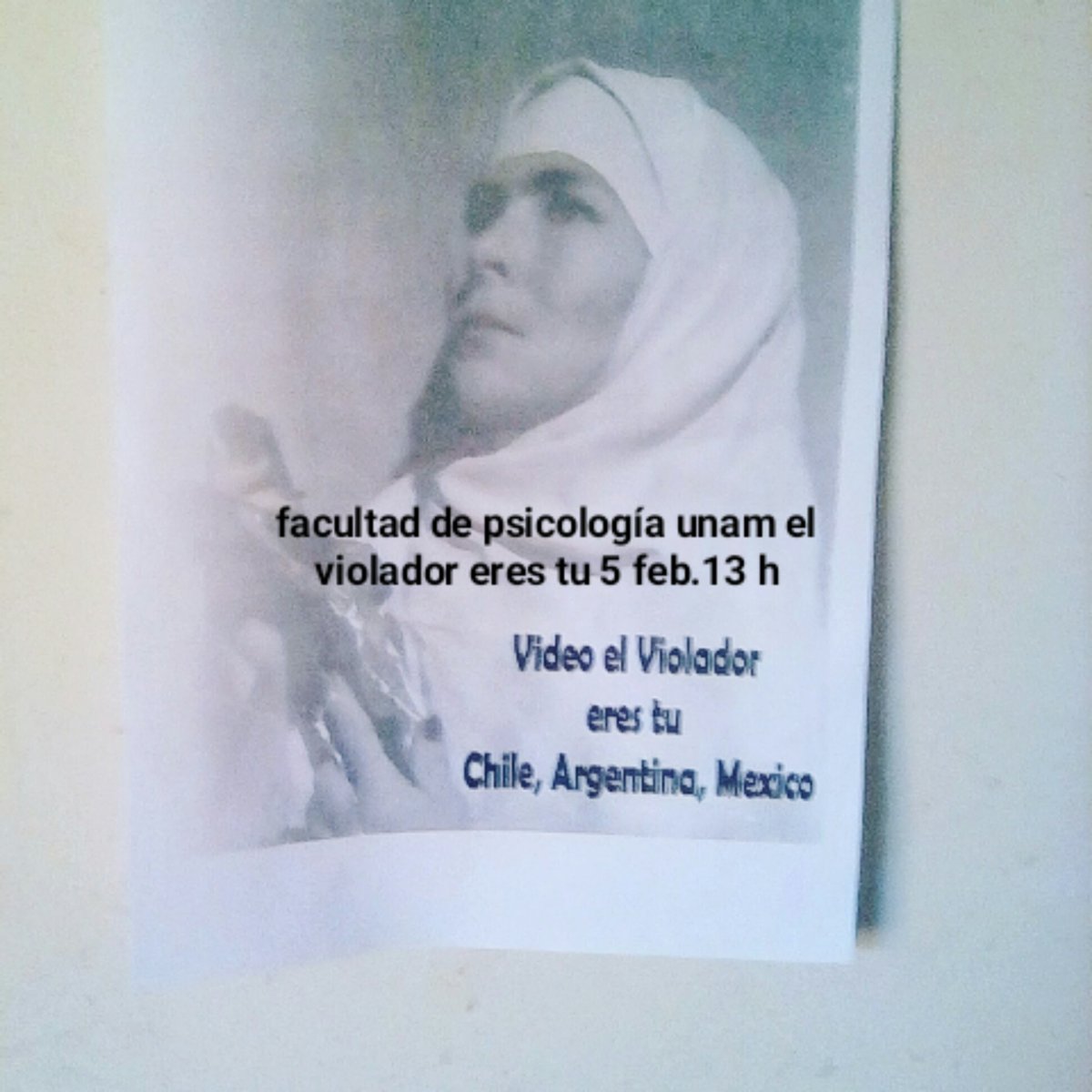 unam_en's tweet image. el violador eres tu facultad de psicología unam 13h 5 febrero asistan con acopio para filosofía
