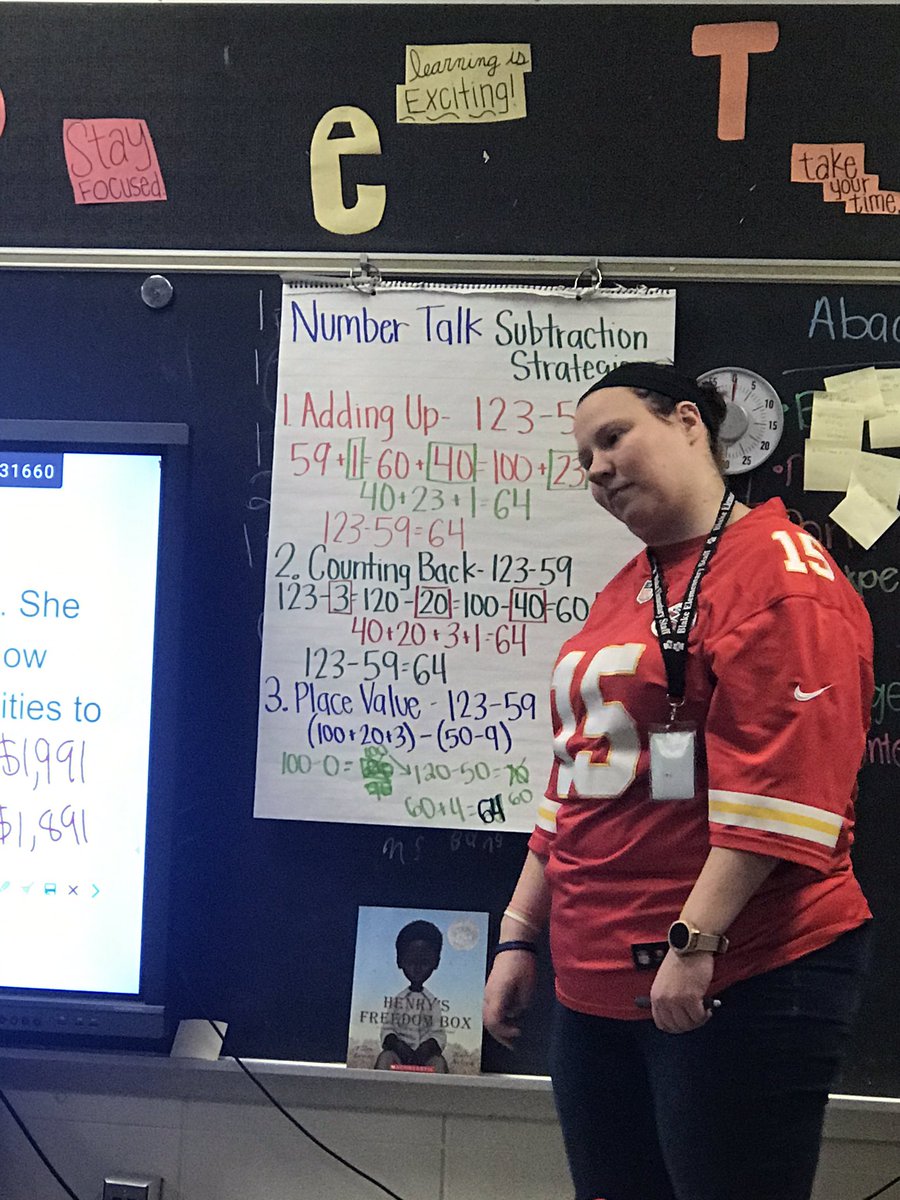 My favorite student quote. “Why are you making me think so hard?”  Blake teachers pushing student thinking with Number Talks. #everybodydoesmath #numbertalks @BlakeElementary @SusanJCPS @JCPSAsstSuptTL <a href="/MrJadSalameh/">Jad Salameh</a> @readplusmath <a href="/numbertalks/">Sherry Parrish</a> <a href="/JCPSKY/">JCPS</a>
