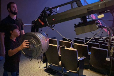 gatewayliveprod's tweet photo. #madskillzmonday goes out to Judah Stokes who is a part timer at the Southlake campus. He directs, runs camera, handheld, and crane like a pro!!! We appreciate you so much and HAPPY BIRTHDAY today 🎉🎂🎈 #gatewaychurch #video #crane #hcam #camera #slkcampus #liveproduction #bday https://t.co/EaO8ppN2ts