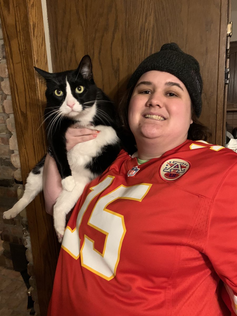 runningonNF's tweet image. Waking up on a special Monday bc we realize our boy is a SBLIV Champ!!The kitties&amp;amp;I are so proud of ur calmness,collectedness,finish it mentality,passion. @PatrickMahomes u have me,the kitties 2 say noone deserves it more than u! #SBLIV #PatrickMahomes15 #favQB #MahomesSBLIVMVP