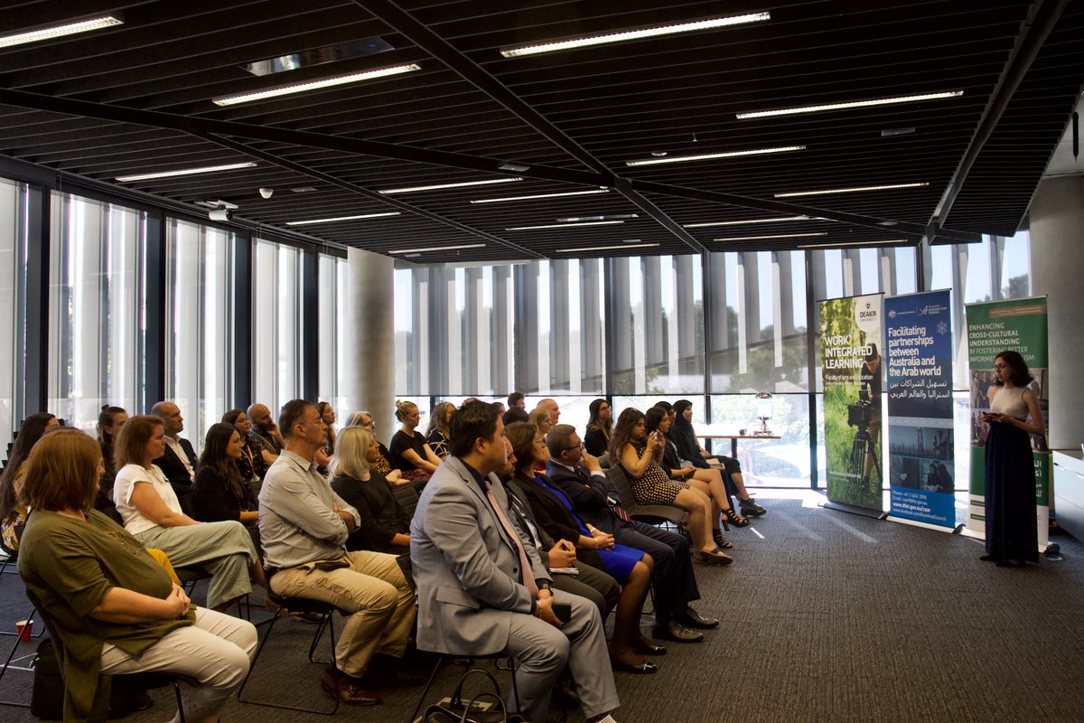 globaljx's tweet photo. We were honoured to welcome the Ambassador of Morocco to Australia, His Excellency Ambassador Karim Medrek, and distinguished members of the Deakin University faculty. Presentations by the nine delegates made clear the deep and meaningful learning generated by the two tours. https://t.co/ekr7TH8zGq