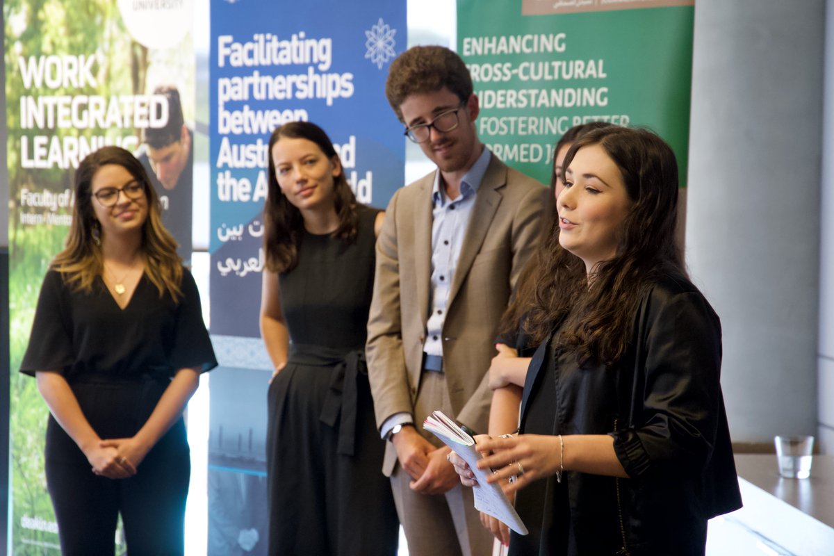 globaljx's tweet photo. We were honoured to welcome the Ambassador of Morocco to Australia, His Excellency Ambassador Karim Medrek, and distinguished members of the Deakin University faculty. Presentations by the nine delegates made clear the deep and meaningful learning generated by the two tours. https://t.co/ekr7TH8zGq