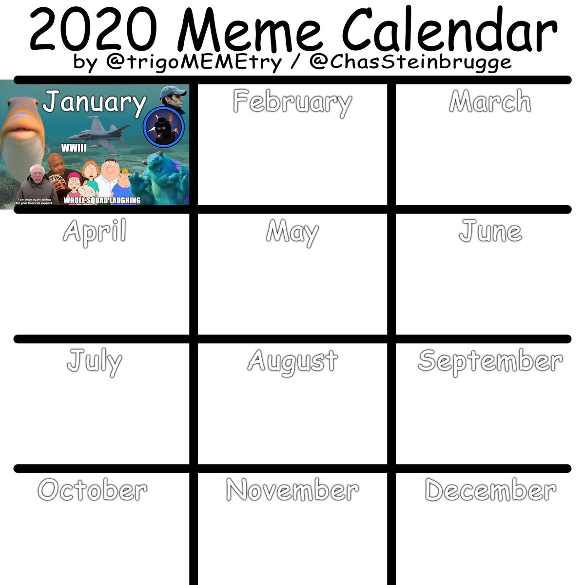 Featured image of post February 2021 Calendar Meme / United states edition with federal holidays.