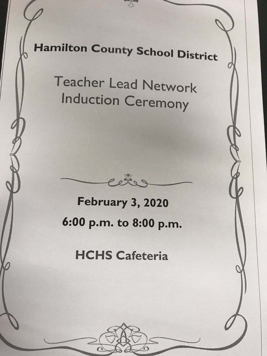 leighnorris14's tweet photo. Hamilton County Teacher Lead Network Induction Ceremony was awesome! Jason Fulmer delivered a truly motivating speech. Love his passion for the teaching profession. Thank you for being the “Spark” to inspiring other teachers. https://t.co/bIR2ofwhRN