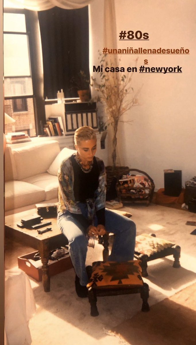 @Martisima_SoyYo shared this in her Instagram ... martisimasanchez 80’s #agirlfullofdreams in her home in #newYork