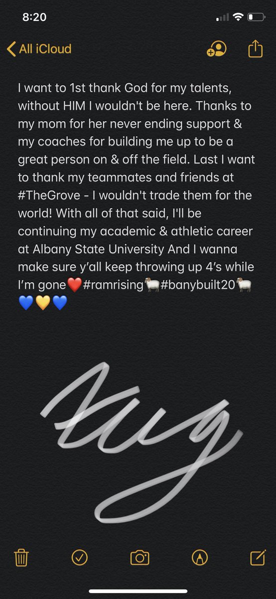 WrittenVI's tweet photo. Once a hawk always a hawk🦅❤️ thanks to @GabeGiardina @CoachMiddleton1 for giving me a opportunity to play at the next level🐏💛💙@hillgrovesports @Tankdials15 @TeachinYoKids @CoachLeath25 https://t.co/LbUS1ggo6v