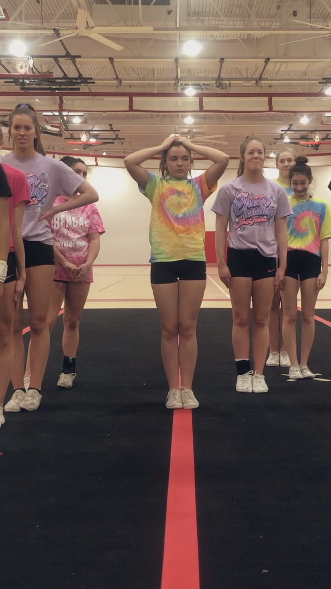 TinleyParkCheer's tweet photo. When Coach says, โChange your vibes!!โ And you thought your vibes were good ๐คจ #StateWeek #WereComingForTheGold #TPVC https://t.co/U0jxkxVEQB