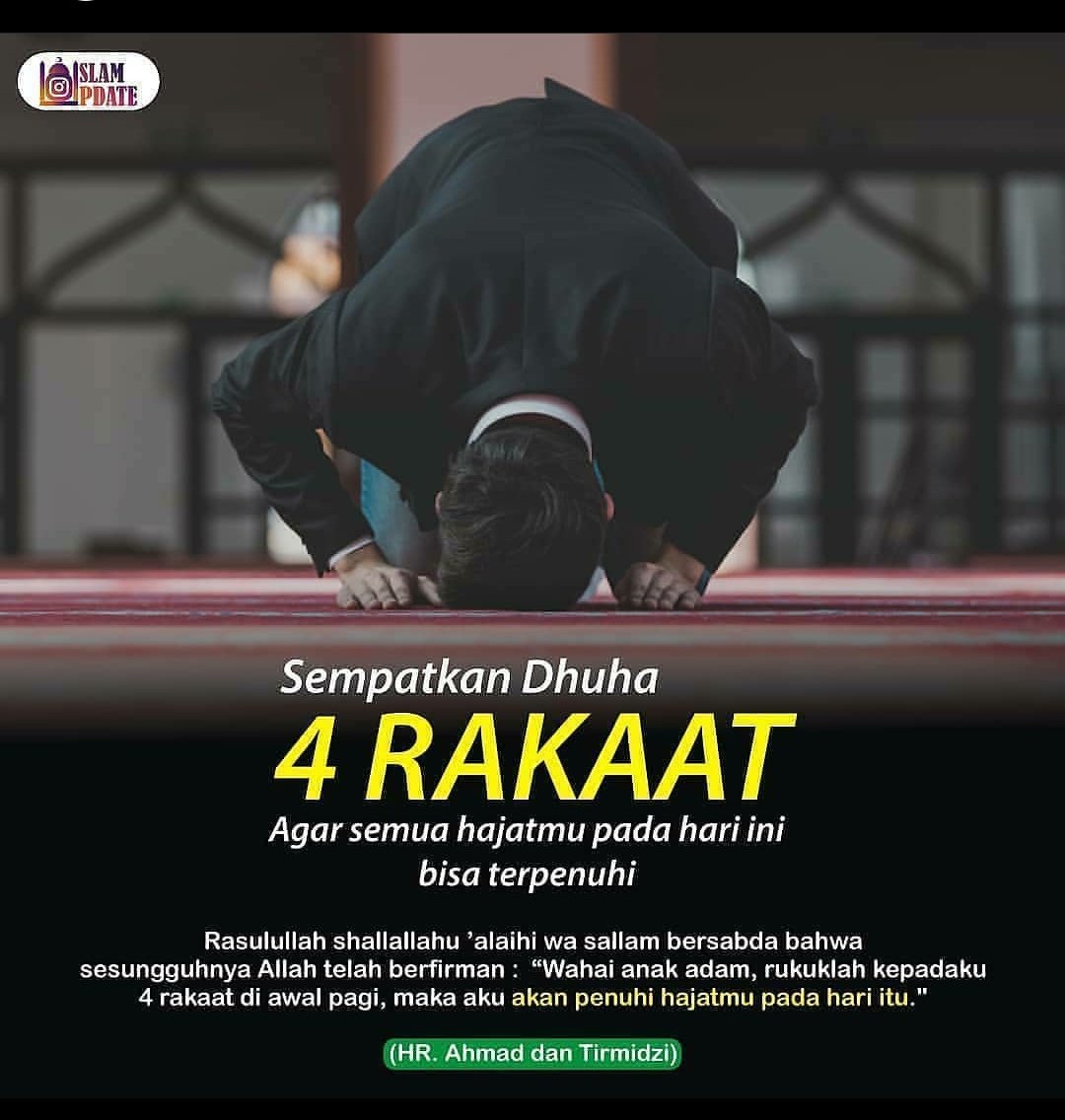 Dhuha 4 sholat rakaat niat Doa sholat