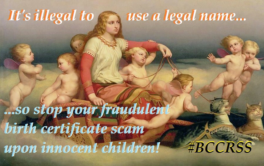 LegalBreaksLAW's tweet photo. #TruthJustIs #BirthCertificateFraud
IT'S ILLEGAL TO USE A LEGAL NAME
#See #TruthBillboards #SeeingIsBelieving
#GetOutOfID with #Our #LifeSaver #BCCRSS @
https://t.co/LW8N1DFzGo
#ChooseDay #TuesdayWisdom #LegalBreaksTheLaw
@JanetJdobbins @missayala11 @bwaind @GIPublicSchools https://t.co/3G2xFKsFlz