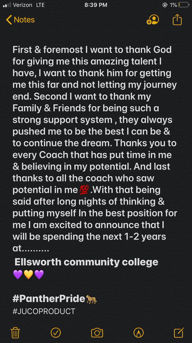 Amareon_a's tweet photo. Lord I ask you to lead the way to my new beginnings and journey ๐๐พ๐ฏ Glad to say I am ...#COMMITED๐๐๐
@EllsworthFTBALL https://t.co/VngQw5T48B