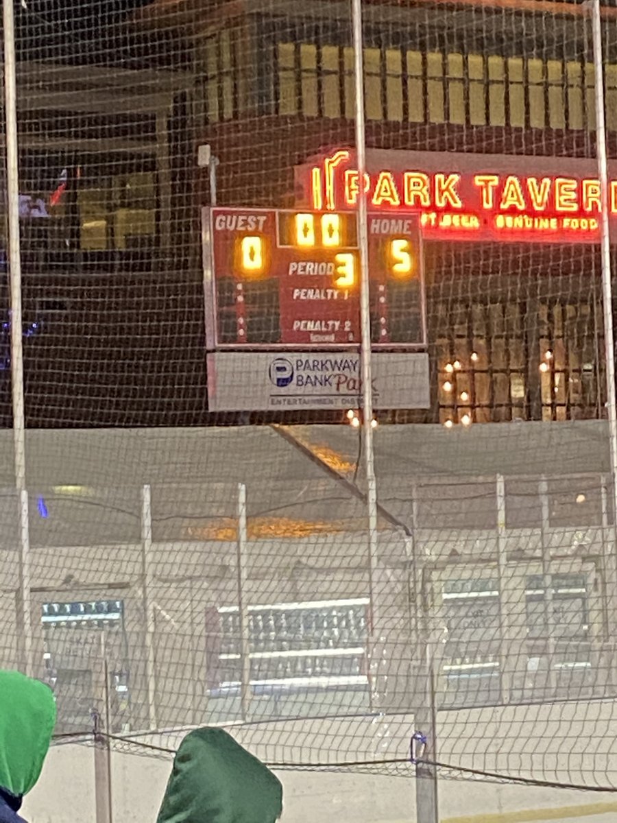 NDCP_Hockey's tweet photo. Great night for ND Hockey! Huge win for the boys! Great atmosphere outdoors! #nddons #ndcp_enrollment https://t.co/FXWbs8rL9z
