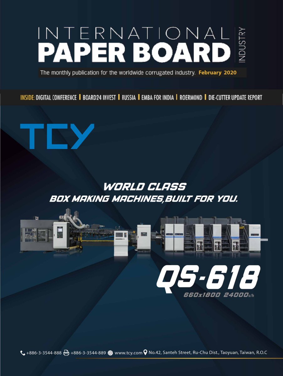 tien_ltd's tweet photo. World Class. TCY Box making machine, Built for you. QS-618.
https://t.co/wVtvgf2hkB
#TCY #Flexo #Flexo618 #Foldergluer #Casemaker #Servoflexo #Corrugator #sustainable #tcyflexo #tcycorrugated #tcyprint #tcymachine #tcycasemaker #corrugated #packaging #InternationalPaperBoard https://t.co/IQhodwzKFy