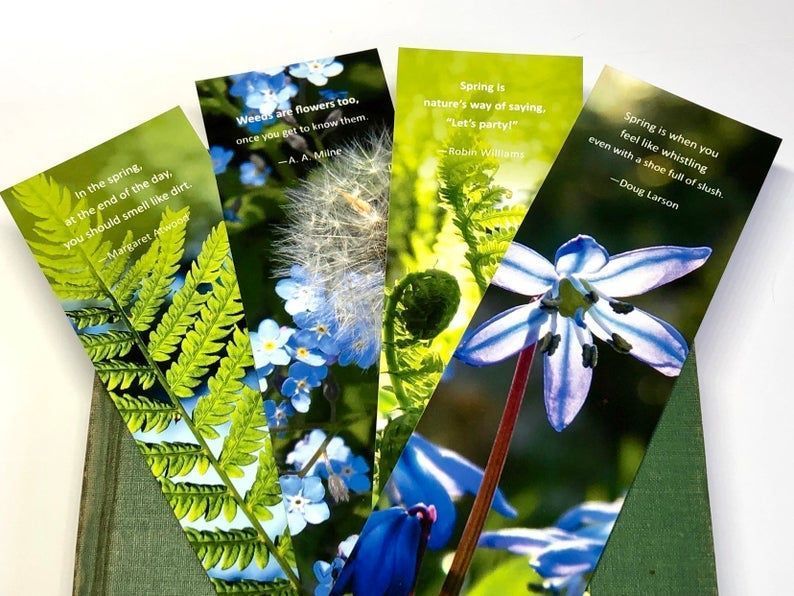 Nature lover bookmarks