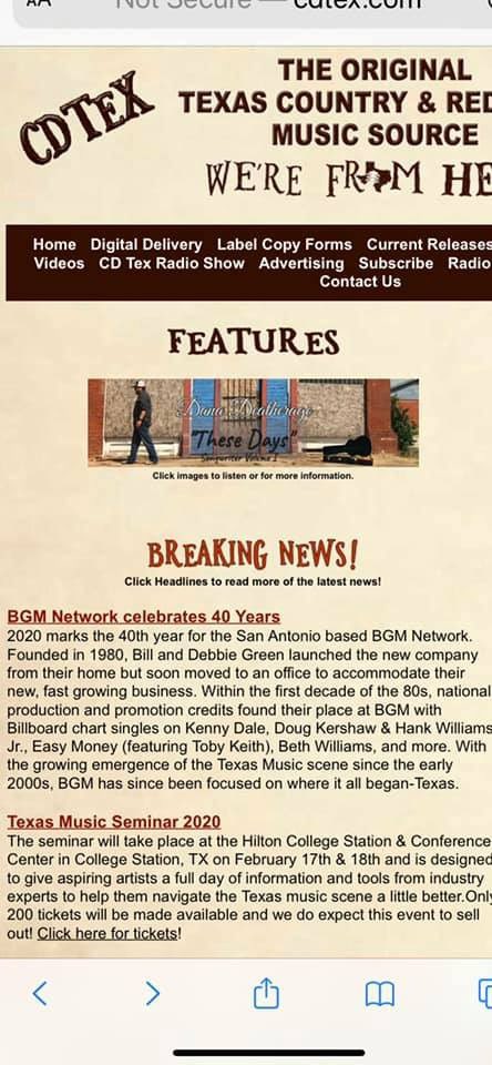 DeatherageMusic's tweet photo. Pretty excited to get this news, my single THESE DAYS debuted at #95 on the Texas Country Music Chart!! @ChartTexas @CDTEX #reddirt #texascountry #songwriter #grateful https://t.co/up8MJGq7Jg