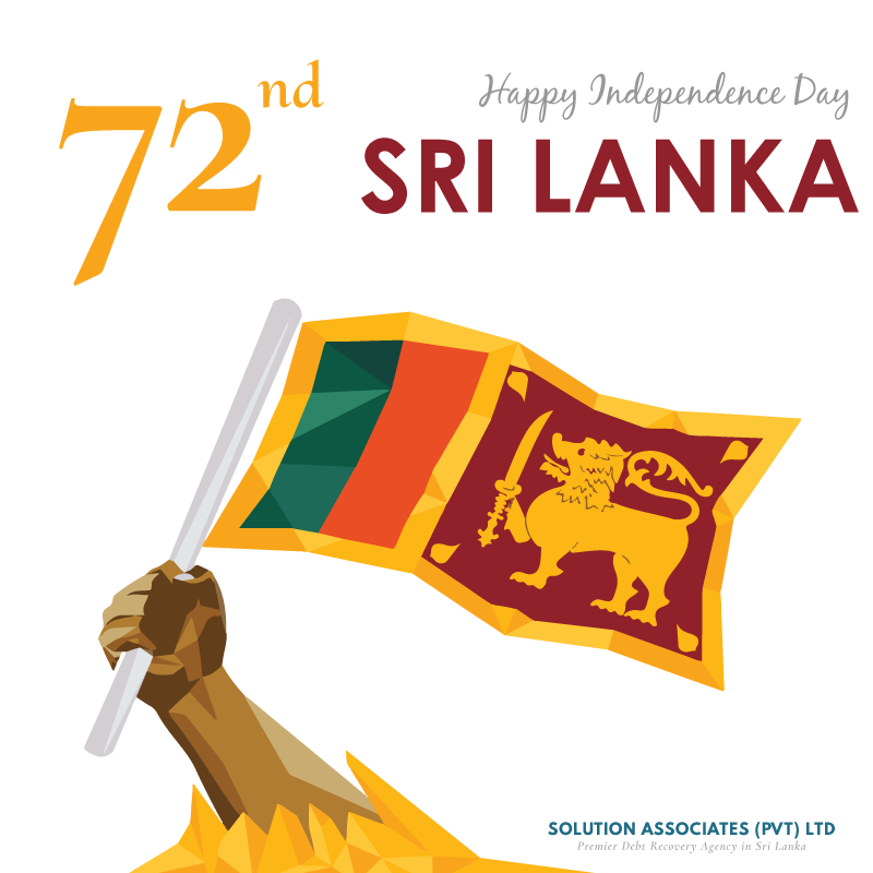sapllk's tweet photo. 72 ජාතික නිදහස් දිනය අභිමානයෙන් සමරමු..! 🇱🇰
.
Let's celebrate 72nd Independence Day.! 🤠
.
#independenceday #sapl #solutionassociates #february #februaryfourth #independence #freedom #fireworks #fourthoffebruary #happyindependenceday #srilanka #lka #debtrecovery #debtcollection https://t.co/fiOUqNsTD4