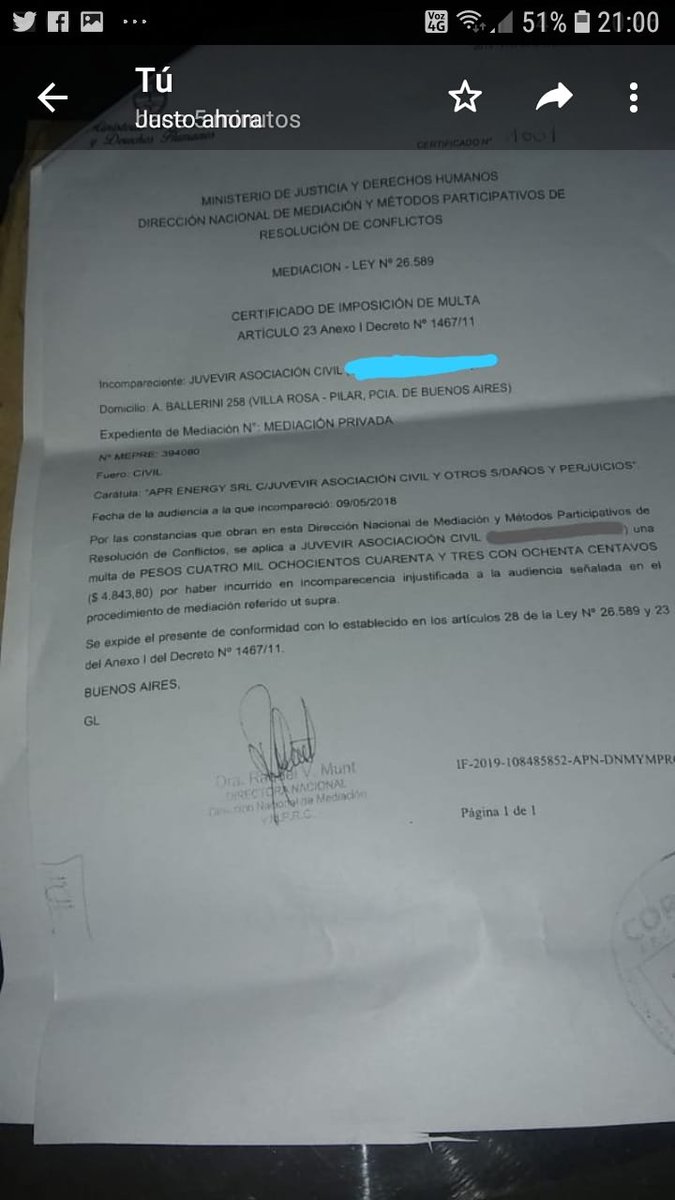 gualma's tweet photo. APR por supuesto jamás contrademandó como había amenazado con un juicio millonario por su evidente ilegalidad. Ahora quienes actuaron en defensa de un bien colectivo como el Ambiente son multados. Espero revea el @jusgobar. Así quien se le anima a los poderosos? https://t.co/KwwpKNW76Y