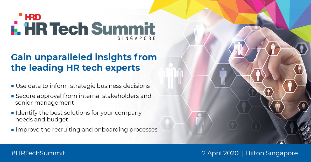 Leading #HR experts will share their insights on tech implementation at #HRTechSummit. Sign up for the #Singapore event to connect with industry leaders and innovators.

Register and save S$300: hubs.ly/H0mSzKj0
