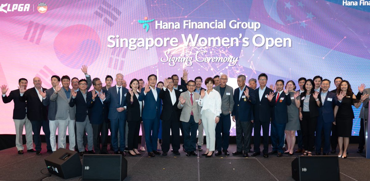 MediaproAsia's tweet photo. Last week, we announced our title sponsor for a new women's golf tournament in Singapore this year, Hana Financial Group - a deal brokered by Mediapro Asia - with the tournament being named as the Hana Financial Group Singapore Women's Open. 
#Golf #HanaBank #WomensGolf #Sports https://t.co/EelakGQcZG