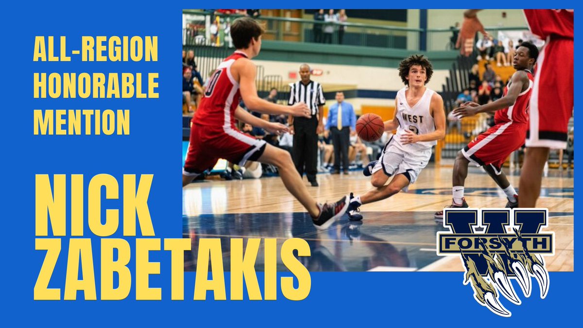wfhsbasketball's tweet photo. Congratulations @ZabetakisNick Region 5 AAAAAAA Honorable Mention All Region Team @WFHS_HS https://t.co/B4Mq8eUH6L