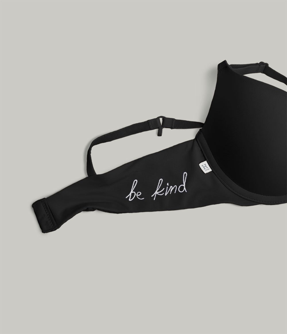 Excited about our new collab with @harperwilde! Wear the “Be Kind” embroidered bra as a daily reminder to change your world by being kind. 🌟 10% of proceeds go to Kind Campaign! xo, @mollymaethomps + Lauren harperwilde.com/products/the-b…