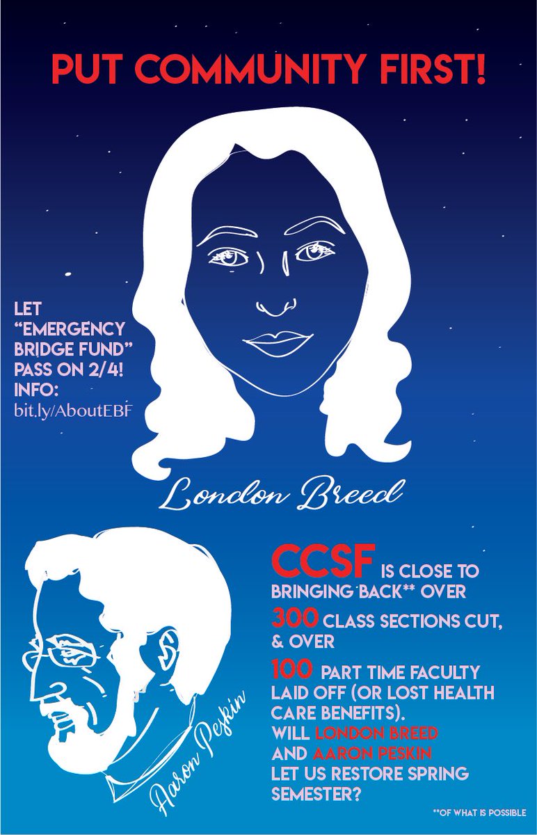 CCSFCollective's tweet photo. @LondonBreed “Expanding access to #HigherEducation for all is an incredibly important part of our work to make #SanFrancisco a more #equitable city” - the work in extending #FreeCity has brought growth to our community. Please help nurture that growth with #EmergencyBridgeFunding https://t.co/eoT29ZPIpa