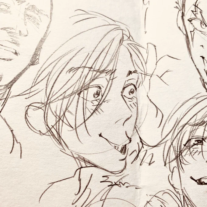 そう言えば今回の和田の顔、実はフルーツオブライフの表情集を描いたスケッチブックにある「リッキーが人をおちょくるときの顔」から取ってきました。顔が整ってるのに、わざわざ変な顔する子って大好きです? 