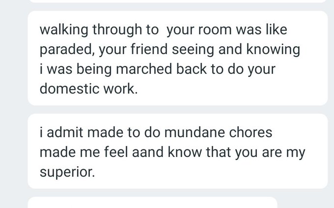 Training a sub to clean and run errands is what I do.  I plan on sharing him with a friend after he's<a href="/tag/dominatrix"class="tags"><span>#dominatrix</span></a><a href="/tag/femmedomme"class="tags"><span>#femmedomme</span></a>